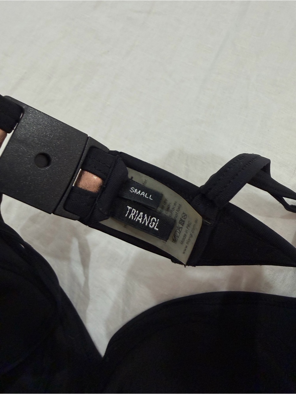 rare ORIGINAL neoprene triangl bikini - Picture 6 of 6